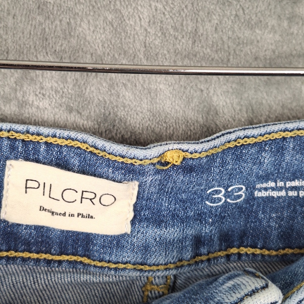 Anthropologie Pilcro‎ Jeans Womens 33 Wanderer High Rise Relaxed Stretch Utility - Picture 2 of 11